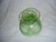 Antique Federal Glass - Green Georgian Pattern Of Footed Sherbet Dish Dishes photo 2