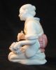 Traditional Japanese Figure Sculptures - Japanese Man & Lady Figurines photo 2