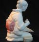 Traditional Japanese Figure Sculptures - Japanese Man & Lady Figurines photo 3