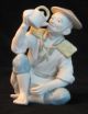 Traditional Japanese Figure Sculptures - Japanese Man & Lady Figurines photo 5