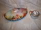 Nippon Handled Floral Bowl And Nippon Covered Syrup Pitcher Bowls photo 1