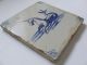 A Rare Delft Seacreature Tile With An Unicorn ++++++++++++++ Tiles photo 2