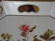 Vtg Floral Toleware Metal Shabby Chic Tray Handpainted Flowers Toleware photo 1