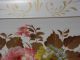 Vtg Floral Toleware Metal Shabby Chic Tray Handpainted Flowers Toleware photo 3