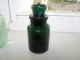 Vintage Dark Green Embossed The Crown Perfumery Company,  London. Perfume Bottles photo 1