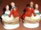 Made In Occupied Japan Signed By Maruyama.  Porcelain Colonial Lady And Gentalman Figurines photo 1