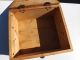 Vintage Antique Old Wood Wooden Crate With Metal Handles & Latch Boxes photo 3