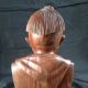Stunning Hand Carved / Crafted Wood Bust Mid Century Statue / Carving Folk Art Carved Figures photo 3