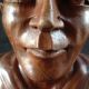 Stunning Hand Carved / Crafted Wood Bust Mid Century Statue / Carving Folk Art Carved Figures photo 8