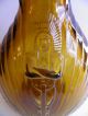 Antique Amber Colored 1950s Arrowhead Water Bottle With Cap Rare Bottles photo 9
