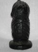 Vintage Miniature Cast Iron Owl Figure Figurine Heavy Possibly Hubley Antique Metalware photo 2