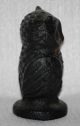 Vintage Miniature Cast Iron Owl Figure Figurine Heavy Possibly Hubley Antique Metalware photo 4