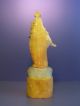 Santibelli Vierge Virgin Maria Marseille Terracotta Polychrome Religious Figure Figurines photo 6