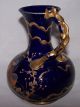 Ludwig Wessel Germany Blue Very Decorated Birds Horizon Pitcher 1875 - 1900 Signed Jugs photo 2