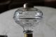 19th Century Glass & Brass Oil Lamp,  Honeycomb,  W Chimney,  Mint Cond Lamps photo 4
