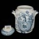 Staffordshire Childs Biscuit Jar Little May Apron Eggs Allerton England C1880 Jars photo 5
