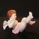 Sweet Antique Volkstedt German Dresden Porcelain Cherub Angel Figurine Baby Figurines photo 2