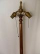Victorian Hand Carved Antique Orig Finish Floor Lamp Stand Light Vtg Mahagony Lamps photo 4