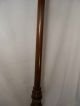 Victorian Hand Carved Antique Orig Finish Floor Lamp Stand Light Vtg Mahagony Lamps photo 5