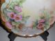 Antique Handpainted Floral,  Gold Leafing,  Bavarian Plate,  Nr Plates & Chargers photo 1