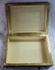 Decorative Early French Decoupage Polychrome Gilt Box Boxes photo 2