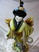 Vintage Benrose Porcelain Italy Japanese Geisha Girl Statue Lamp Base Table Lamp Figurines photo 5