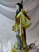 Vintage Benrose Porcelain Italy Japanese Geisha Girl Statue Lamp Base Table Lamp Figurines photo 8