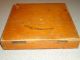 Vintage ✰ Weber Co.  Artist Pastel Colors Empty Wooden Box W/ Cool Clasp Hook Boxes photo 4