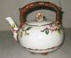 Antique 1876 Ejd Bodley Burselm Staffordshire Cherry Blossoms Personal Teapot Teapots & Tea Sets photo 1