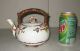 Antique 1876 Ejd Bodley Burselm Staffordshire Cherry Blossoms Personal Teapot Teapots & Tea Sets photo 2