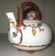 Antique 1876 Ejd Bodley Burselm Staffordshire Cherry Blossoms Personal Teapot Teapots & Tea Sets photo 3