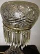 Antique Cut Glass Dome Parlor Lamp With 30 Prisms - Sparkle Lamps photo 4