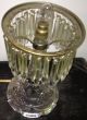Antique Cut Glass Dome Parlor Lamp With 30 Prisms - Sparkle Lamps photo 5