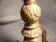 Fine Quality Chippendale Ball Claw Brass Virginia Metalcrafters Style Andirons Metalware photo 4