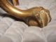 Fine Quality Chippendale Ball Claw Brass Virginia Metalcrafters Style Andirons Metalware photo 5