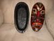 Hand Carved And Painted Mask Face Box. Bowls photo 2