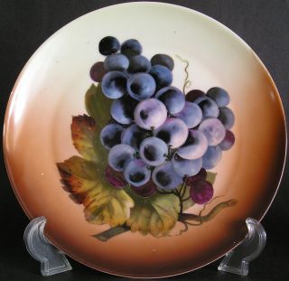 Vintage Z.  S.  Co.  Bavaria Hand - Painted Decorative Plate (dated 1912) photo