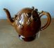 Copeland & Garret Earthenware Cadogan Teapot In Brown Glaze C 1833 - 1847 Teapots & Tea Sets photo 4
