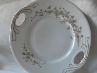 Handled Porcelain Tray Plate Transferware Hand Painted photo