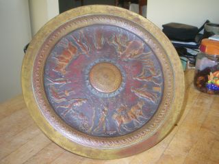 Levillain Presentation Dish,  Bronze,  13.  5 