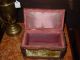 Antique,  Exquisite,  Wooden Tramp Art Jewelry Box Boxes photo 1