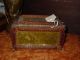 Antique,  Exquisite,  Wooden Tramp Art Jewelry Box Boxes photo 4