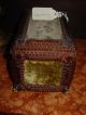 Antique,  Exquisite,  Wooden Tramp Art Jewelry Box Boxes photo 5