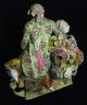 Large Antique German Figurine Of Couple - Ca 1880 Figurines photo 3