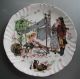 Antique 1865 Utzschneider/sarreguemines Series Plate - Artist Initials & Dated Plates & Chargers photo 2