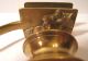 Rare Art Nouveau Equestrian Hand Made Heavy Solid Brass Candle Match Box Holder Metalware photo 9