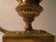 Rare Art Nouveau Equestrian Hand Made Heavy Solid Brass Candle Match Box Holder Metalware photo 7