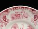 Staffordshire Childs Red Cup And Saucer Set Goat J&r Godwin C 1835 Transferware Cups & Saucers photo 10