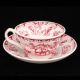 Staffordshire Childs Red Cup And Saucer Set Goat J&r Godwin C 1835 Transferware Cups & Saucers photo 11