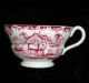 Staffordshire Childs Red Cup And Saucer Set Goat J&r Godwin C 1835 Transferware Cups & Saucers photo 4